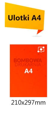Cennik ulotek format A4 na papierze kreda 130g