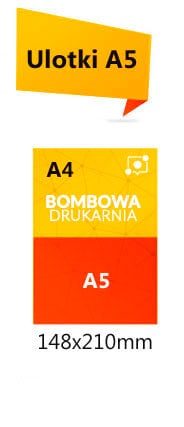Cennik ulotek format A5 na papierze kreda 130g